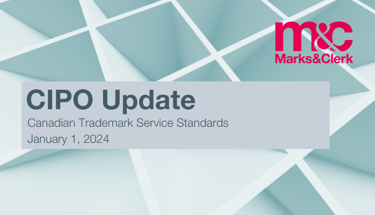 Updates to CIPO Trademark Service Standards